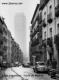 Calle Leganitos y Torre de Madrid